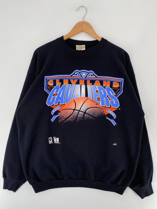 90's CHAMPION x CLEVELAND CAVALIERS Made in USA Size XL Vintage NBA Sweat-Shirt / F3945S