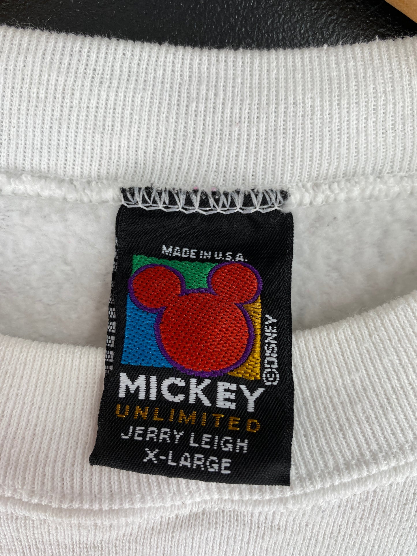 90's MICKEY INTERNATIONAL Made in USA Size XL Vintage Sweat-Shirt / G4654S
