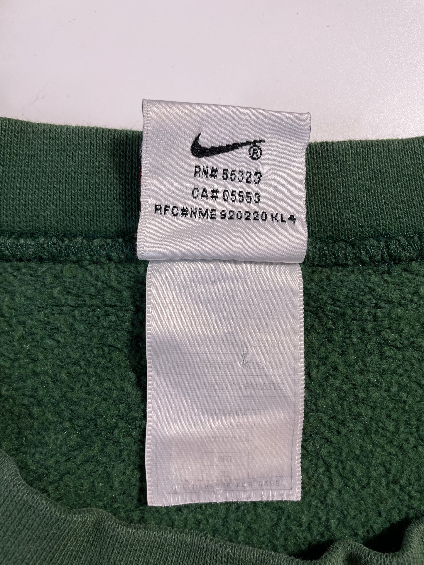 90's NIKE x GREEN BAY PACKERS Size XL Vintage NFL Sweat-Shirt / G995S