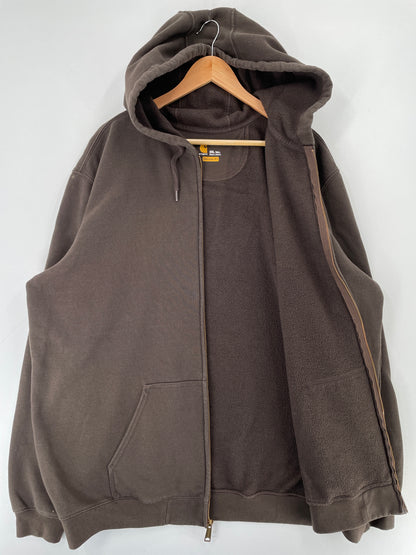 Vintage CARHARTT Size XXL Zip Up Hoodie Sweat-Shirt / F223S