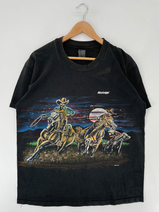 90's MISSISSIPPI HORSE Size XL Vintage T-Shirt / G2801T