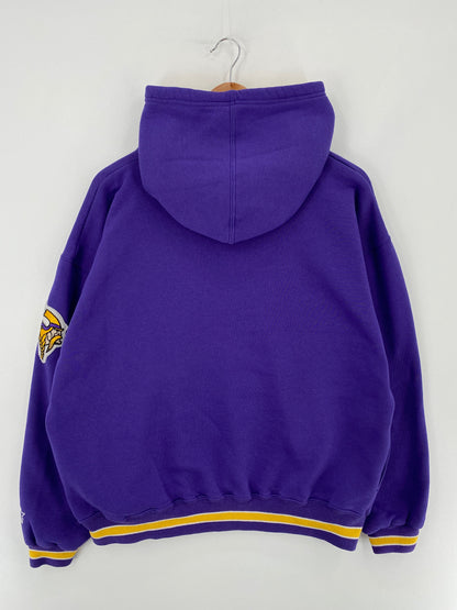 90’s STARTER x MINNESOTA VIKINGS Size XL Vintage NFL Hoodie Sweat-Shirt / F6220S
