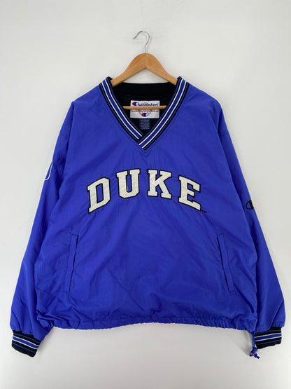 00' DUKE UNIVERSITY Size L College Nylon Sweat shirt / E7223N