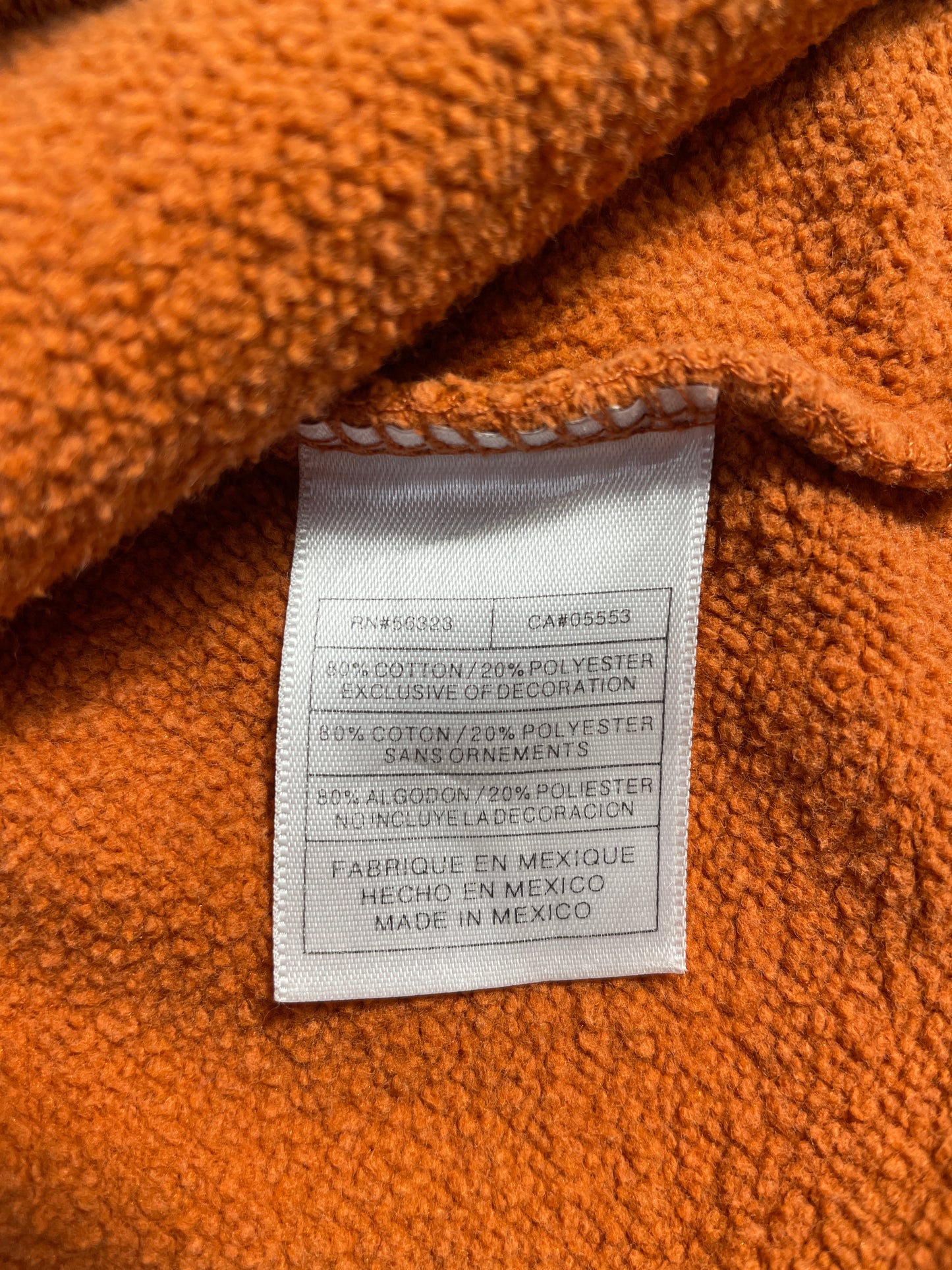 00' NIKE x TEXAS Size M Vintage College Hoodie Sweat shirt / E8451S