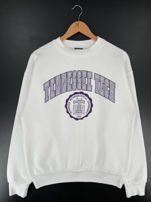 90's TENNESSEE TECH Made in USA Size L Vintage College Sweat-Shirt / G4691S