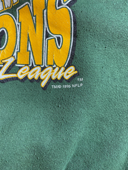 1995 GREEN BAY PACKERS Made in USA Size XL Vintage NFL Sweat-Shirt / F6514S