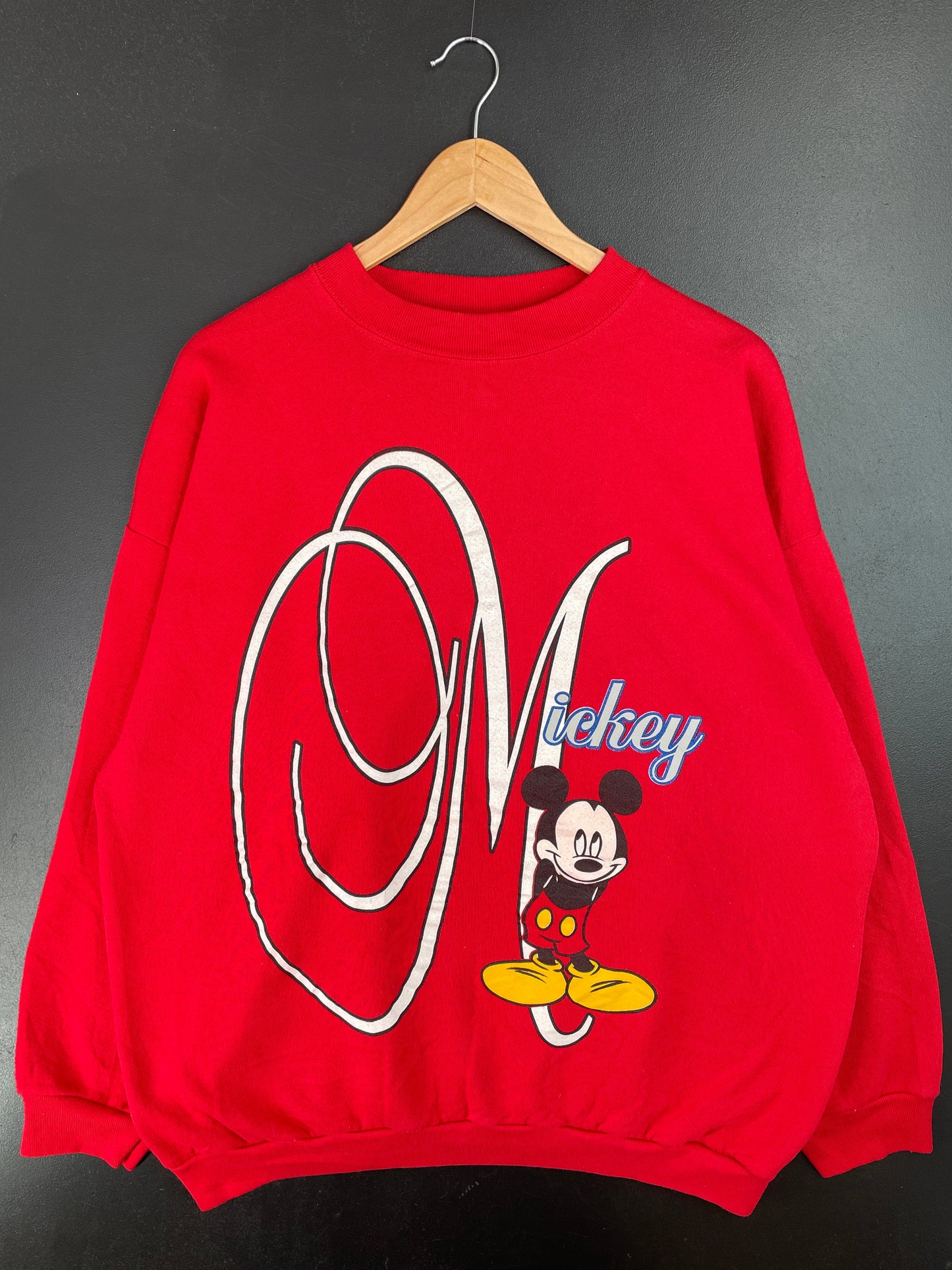 90's DISNEY MICKEY Made in USA Size XXL Vintage Sweat-shirt / G4197S