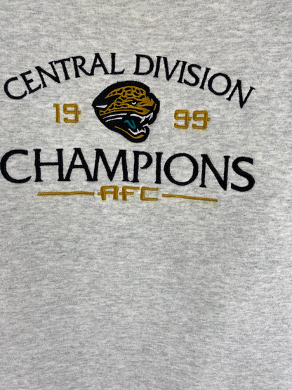 90's JACKSONVILLE JAGUARS Size No Tag (Approx.L) Vintage NFL Sweat-Shirt / E9009S