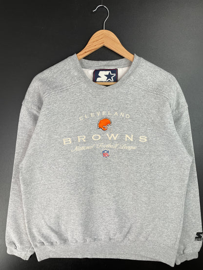 90's STARTER x CLEVELAND BROWNS Size L Vintage NFL Sweat-Shirt / E7441S