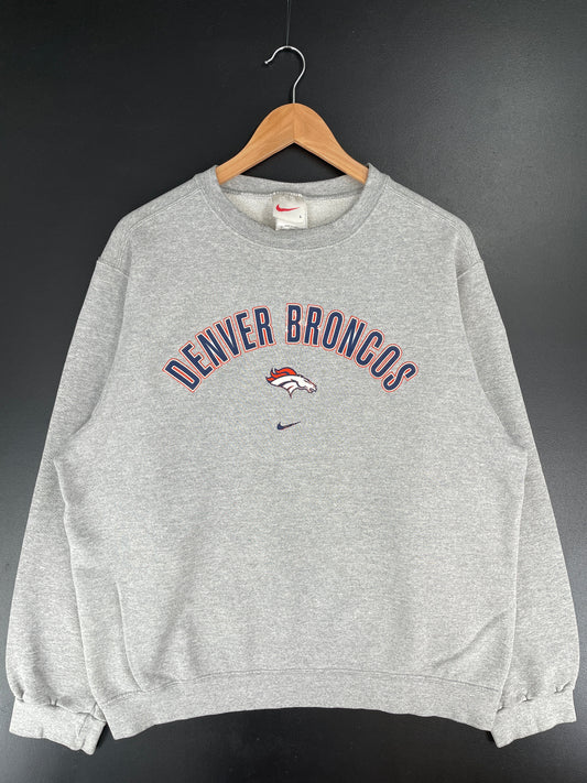 90's NIKE x DENVER BRONCOS Made in USA Size L Vintage NFL Sweat-Shirt / F5855S