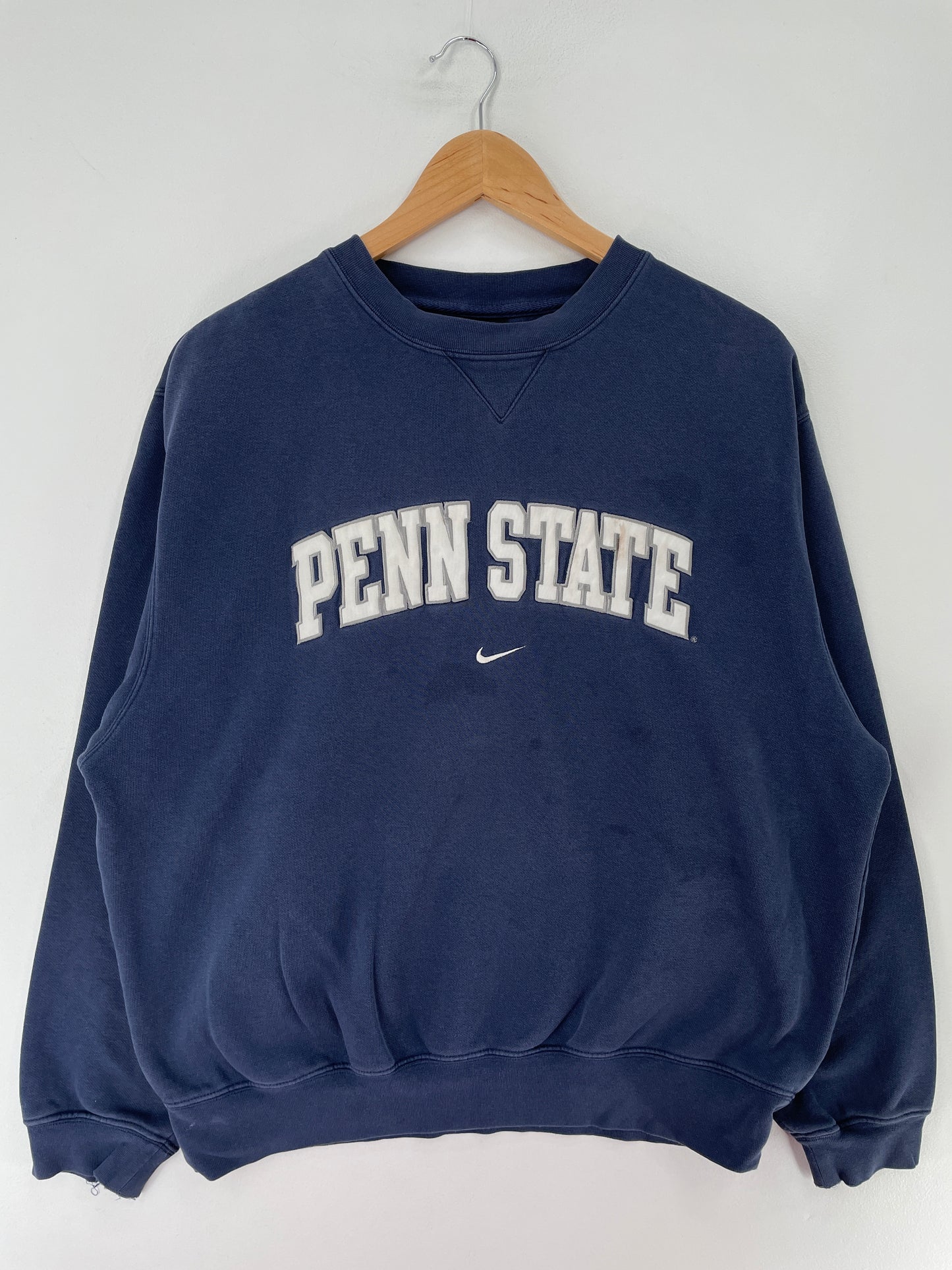 00' NIKE x PENN STATE Size M Vintage College Sweat shirt / F833S