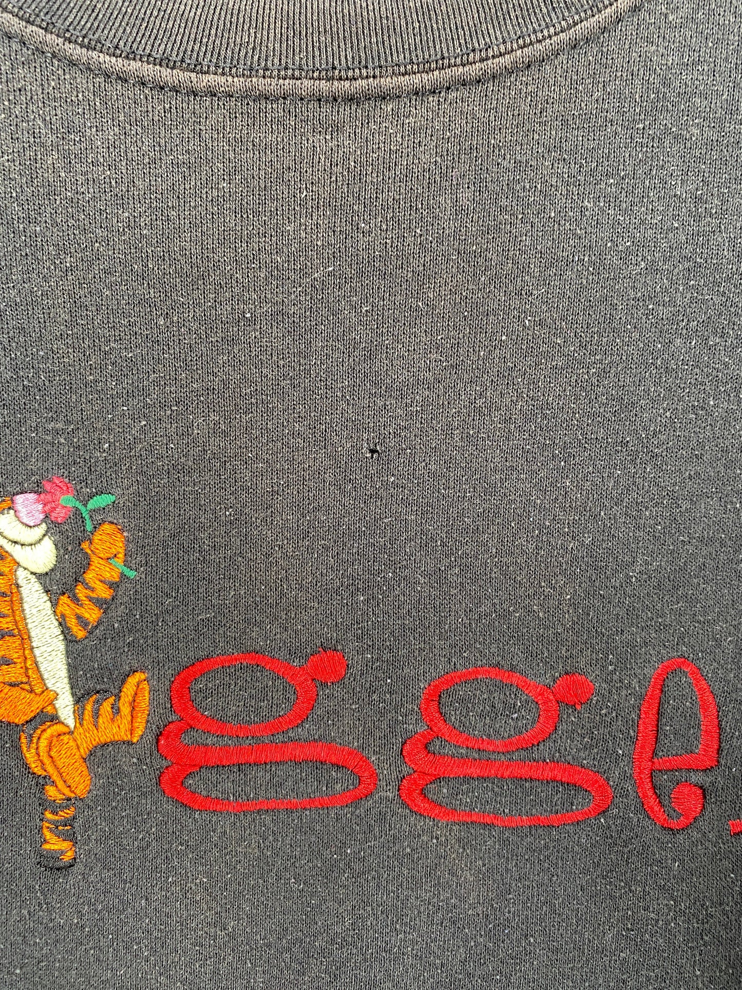 00' DISNEY TIGGER Size No Tag (Approx.M) Vintage Sweat-shirt / G5829S