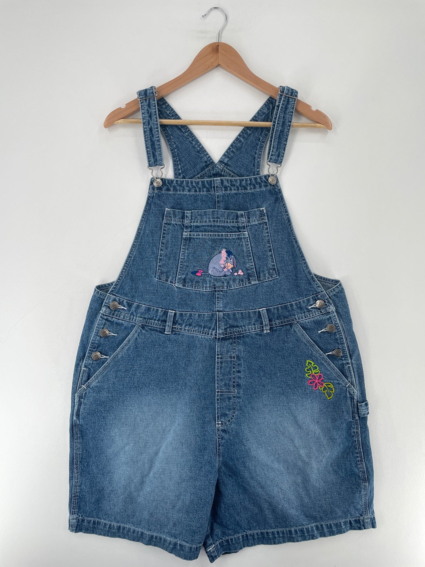 Vintage DISNEY EEYORE Size XL Denim Overall / E7872P