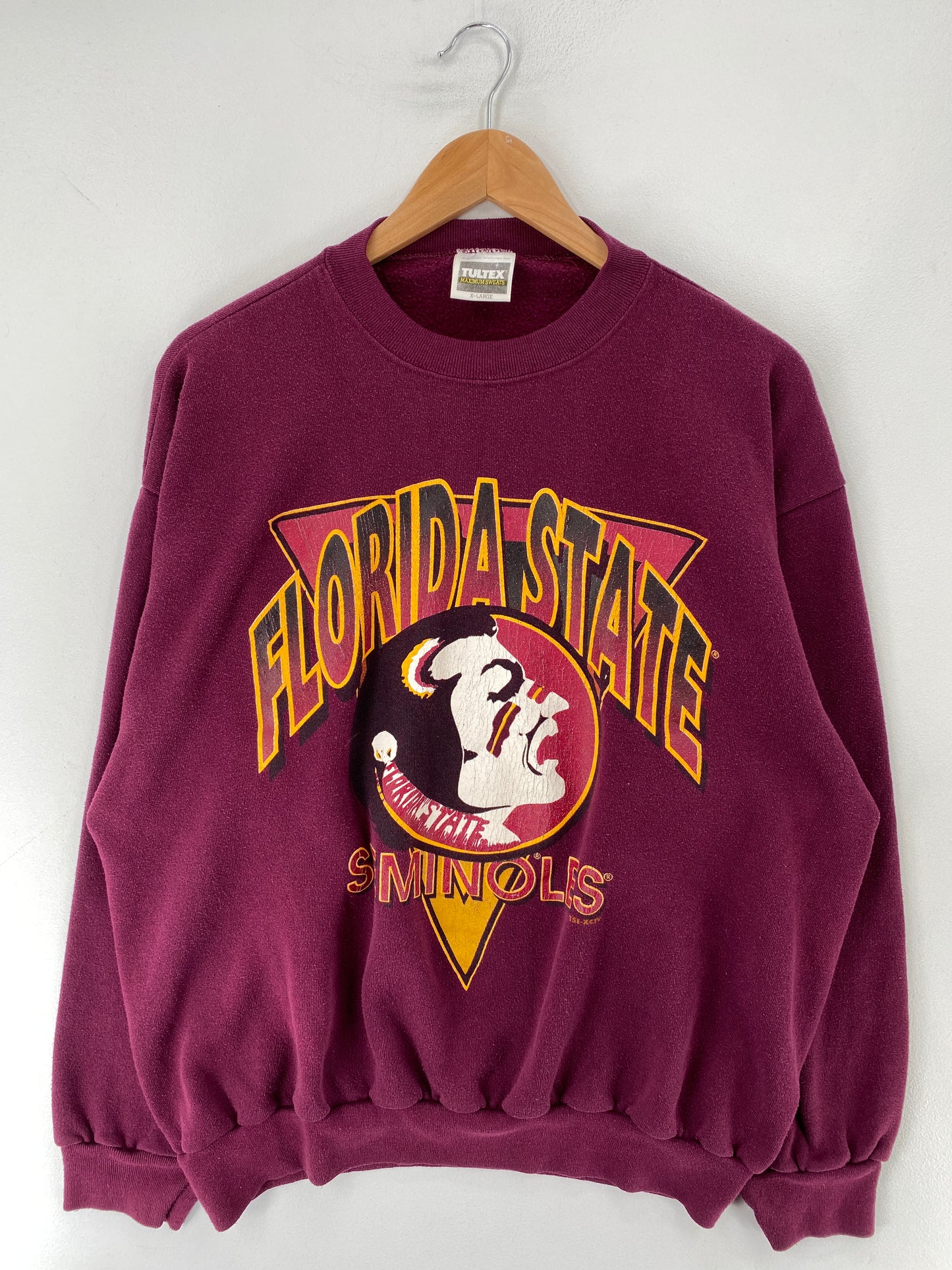 90's FLORIDA STATE SEMINOLES Made in USA Size XL Vintage NFL Sweat-shirt / E9996S