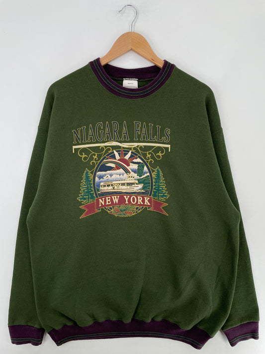 90's NIAGARA FALL NEW YORK Made in USA Size XL Vintage Sweat-shirt / F1755S