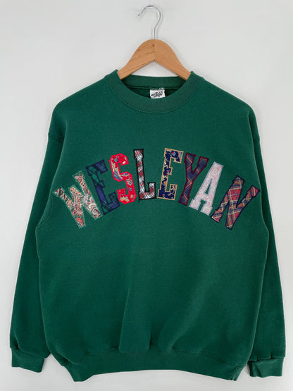 90's WESLEYAN Made in USA Size L Vintage Sweat-Shirt / F4239S