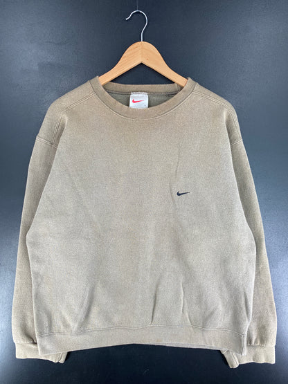 .90's NIKE MINI SWOOSH Made in USA Size L Vintage Sweat-Shirt / E9381S