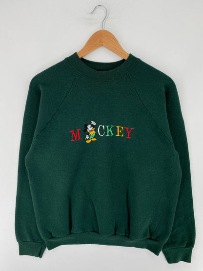 90's DISNEY MICKEY Made in USA Size L Vintage Sweat-shirt / G2733S