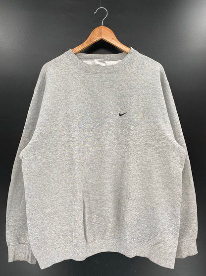 90's NIKE MINI SWOOSH Size L Sweat-Shirt / E9708S
