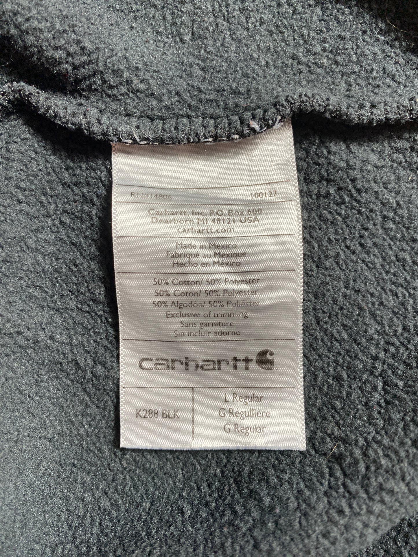 Vintage CARHARTT Size L Hoodie Sweat-Shirt / E9168S