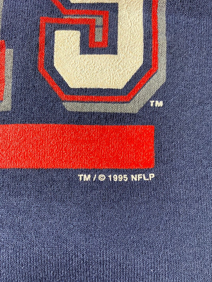 1995 SLAME x NEW ENGLAND PATRIOTS Made in USA Size XL Vintage NFL Sweat-Shirt / G4189S