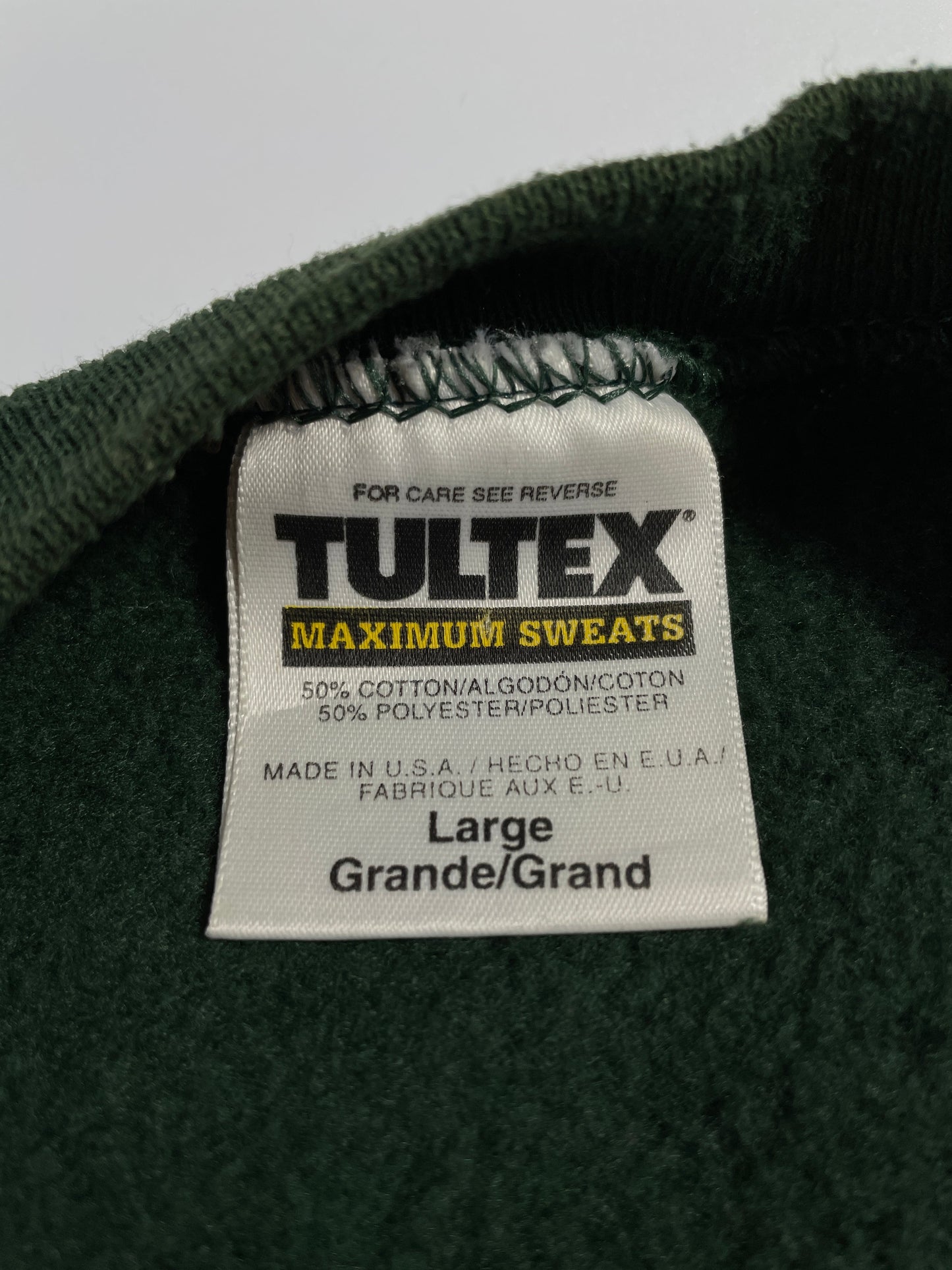 1997 GREEN BAY PACKERS Made in USA Size L Vintage NFL Sweat-Shirt / F4809S