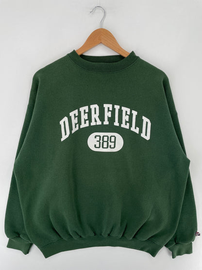 90's DEER FIELD Made in USA Size XL Vintage Sweat-Shirt / F3735S