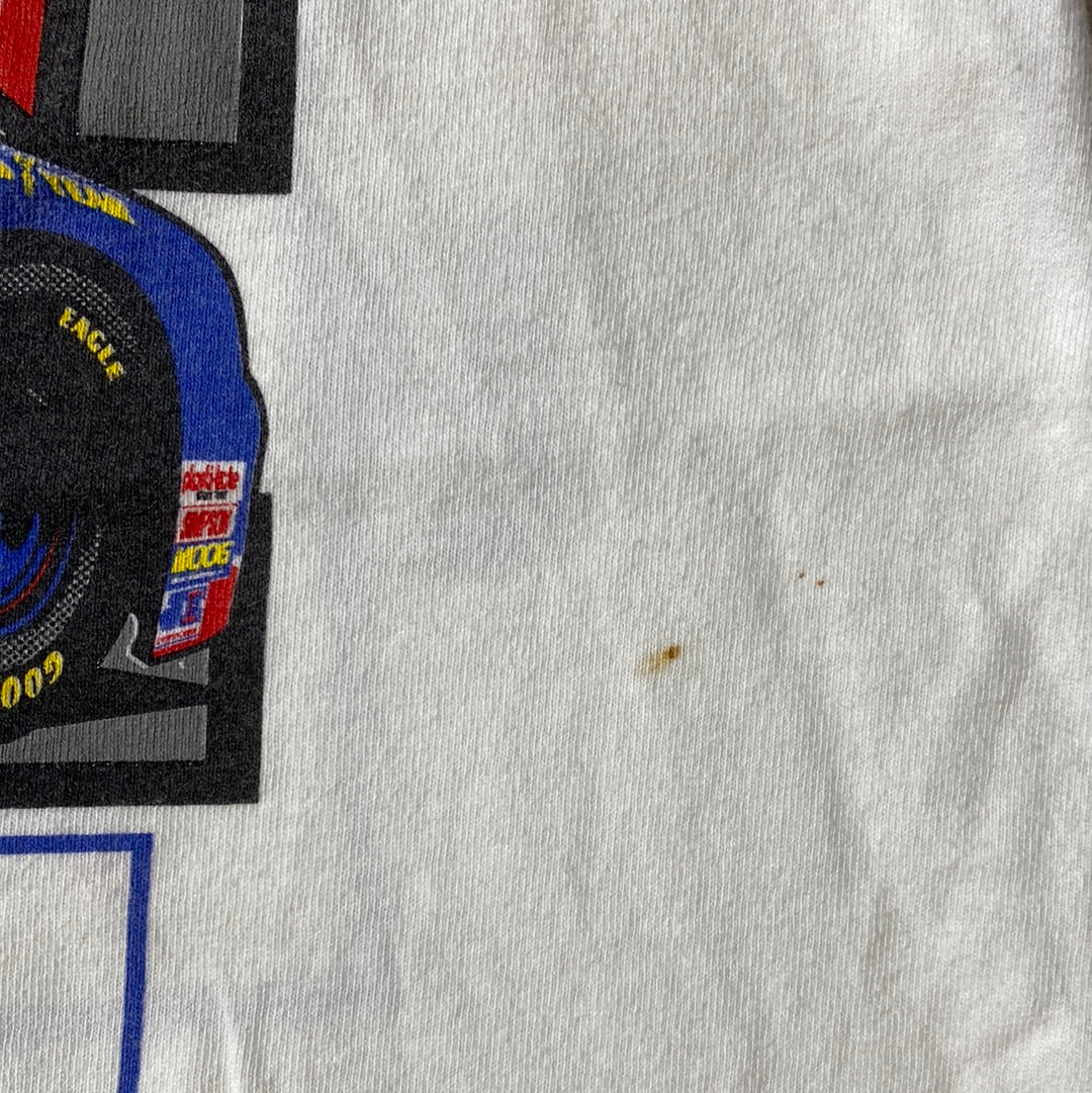 90's NASCAR DALE JARRETT Size XL Vintage Racing T-shirt / E7152T
