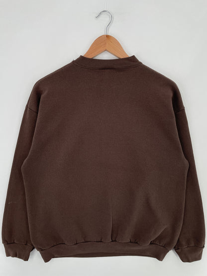 Vintage CLEVELAND BROWNS Size L Vintage NFL Sweat-Shirt / F699S