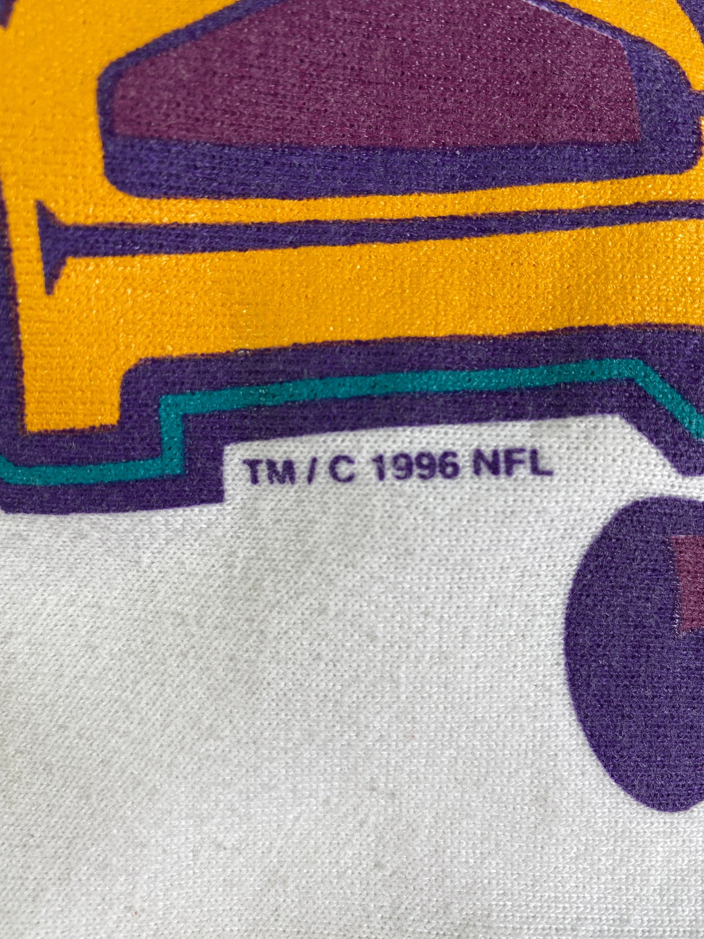 1996 SUPER BOWL Made in USA Size XL Vintage NFL Sweat-Shirt / G4103S