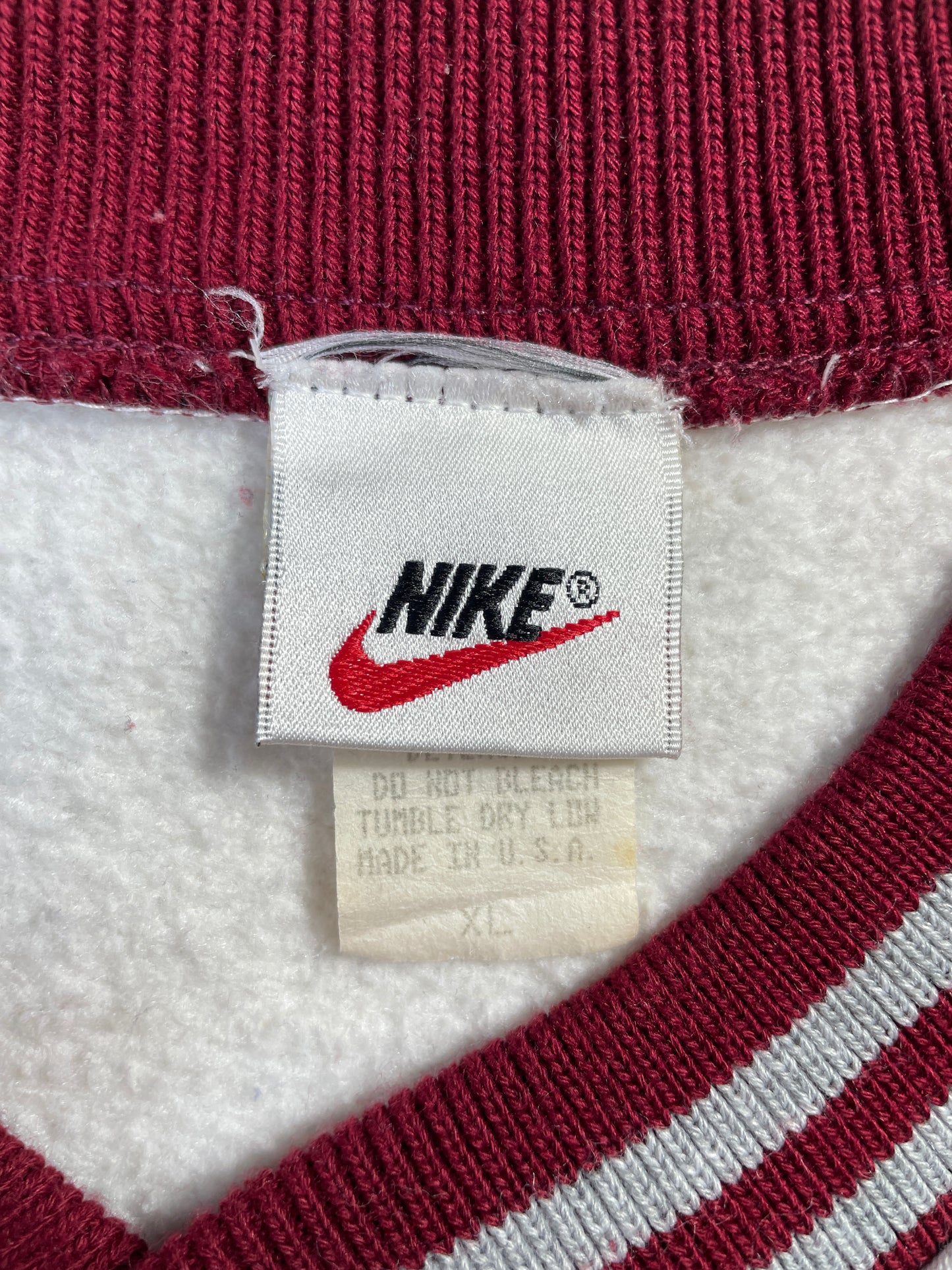 90's NIKE Made in USA Size XL Vintage Sweat Jacket / E6891S