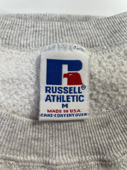 90's RUSSELL x HACKETTSTOWN TIGER PRIDE Made in USA Size M Vintage College Sweat-Shirt / G5587S