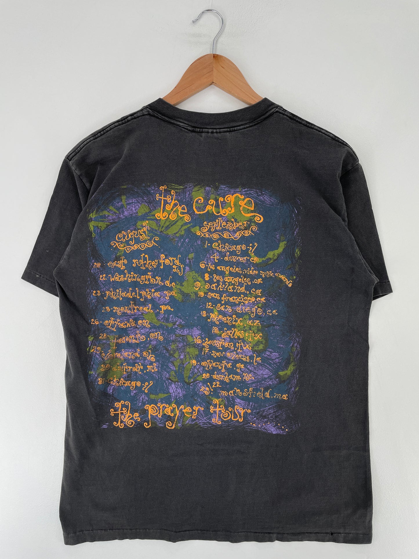 90's THE CURE Made in USA Size XL Vintage Music T-Shirt / E7978T