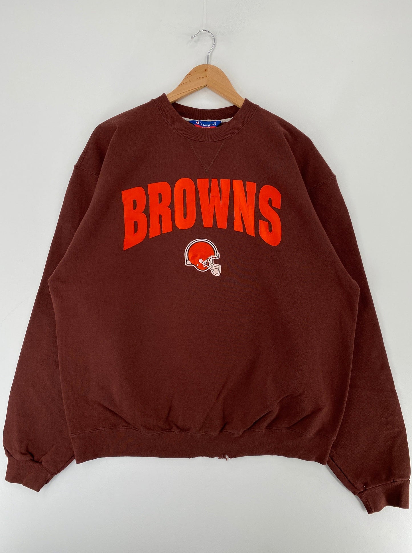 Vintage CHAMPION x CLEVELAND BROWNS Size XL NFL Sweat-shirt / G4190S
