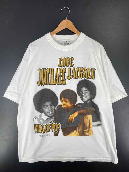 00' MICHAEL JACKSON Size XXXL Vintage Music T-Shirt / F8029T