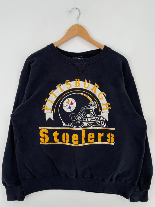90's CHAMPION x PITTSBURGH STEELERS Made in USA Size XL Vintage Sweat-shirt / E9680S