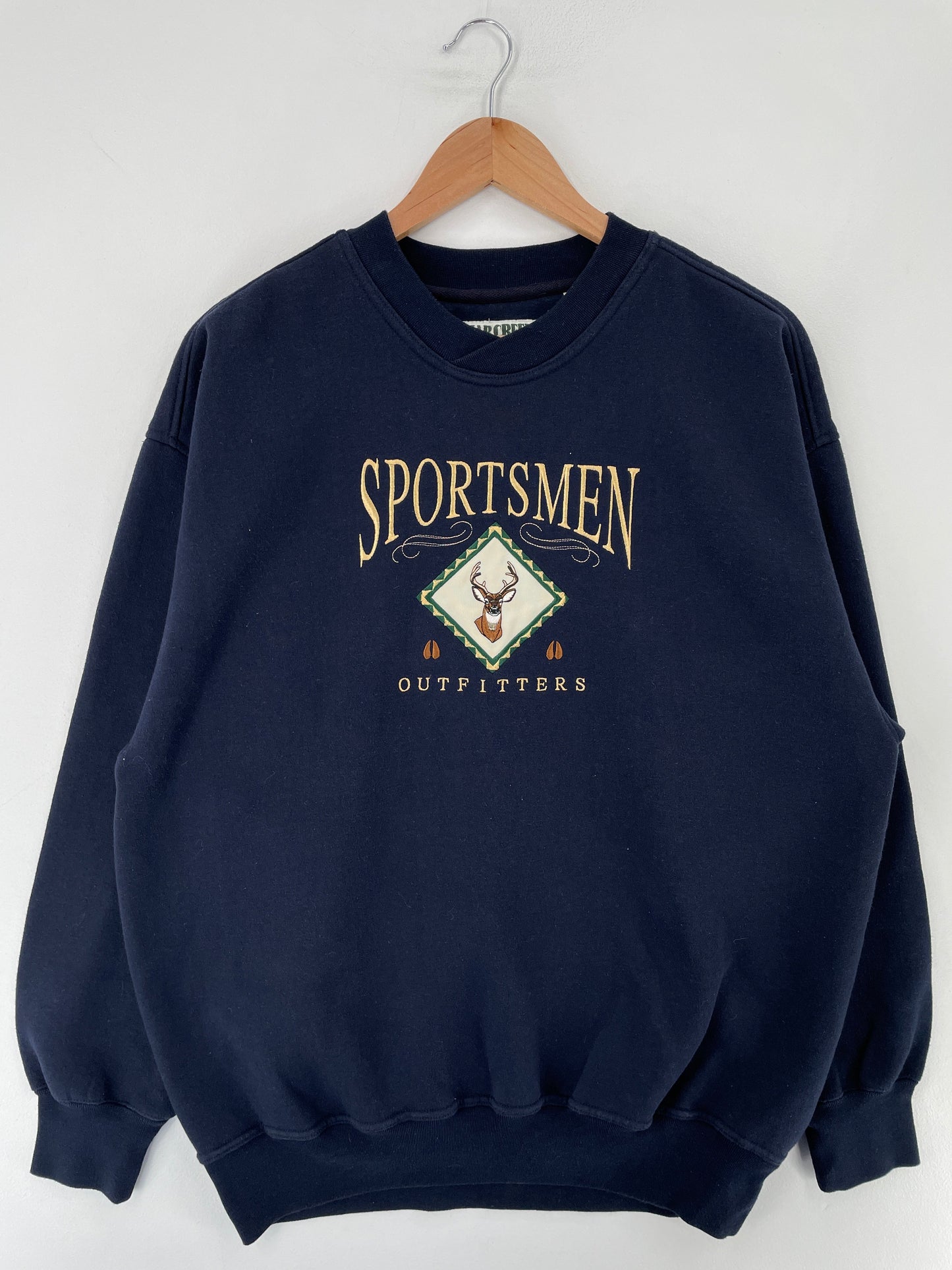 00' DEER Size L Vintage Animal Sweat-Shirt / F5419S