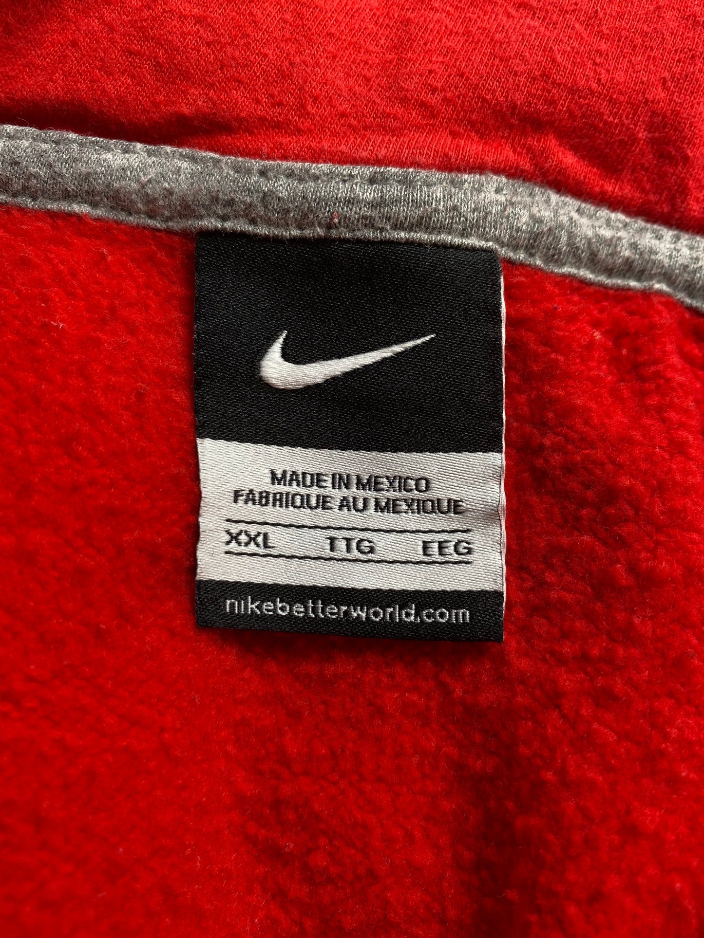 Vintage NIKE x MLG ATLANTA Size XXL Vintage Hoodie Sweat-Shirt / G1199S