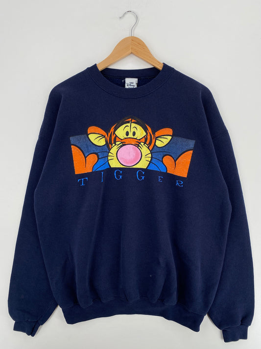 00' DISNEY TIGGER Made in USA Size XL Vintage Sweat-shirt / F9031S