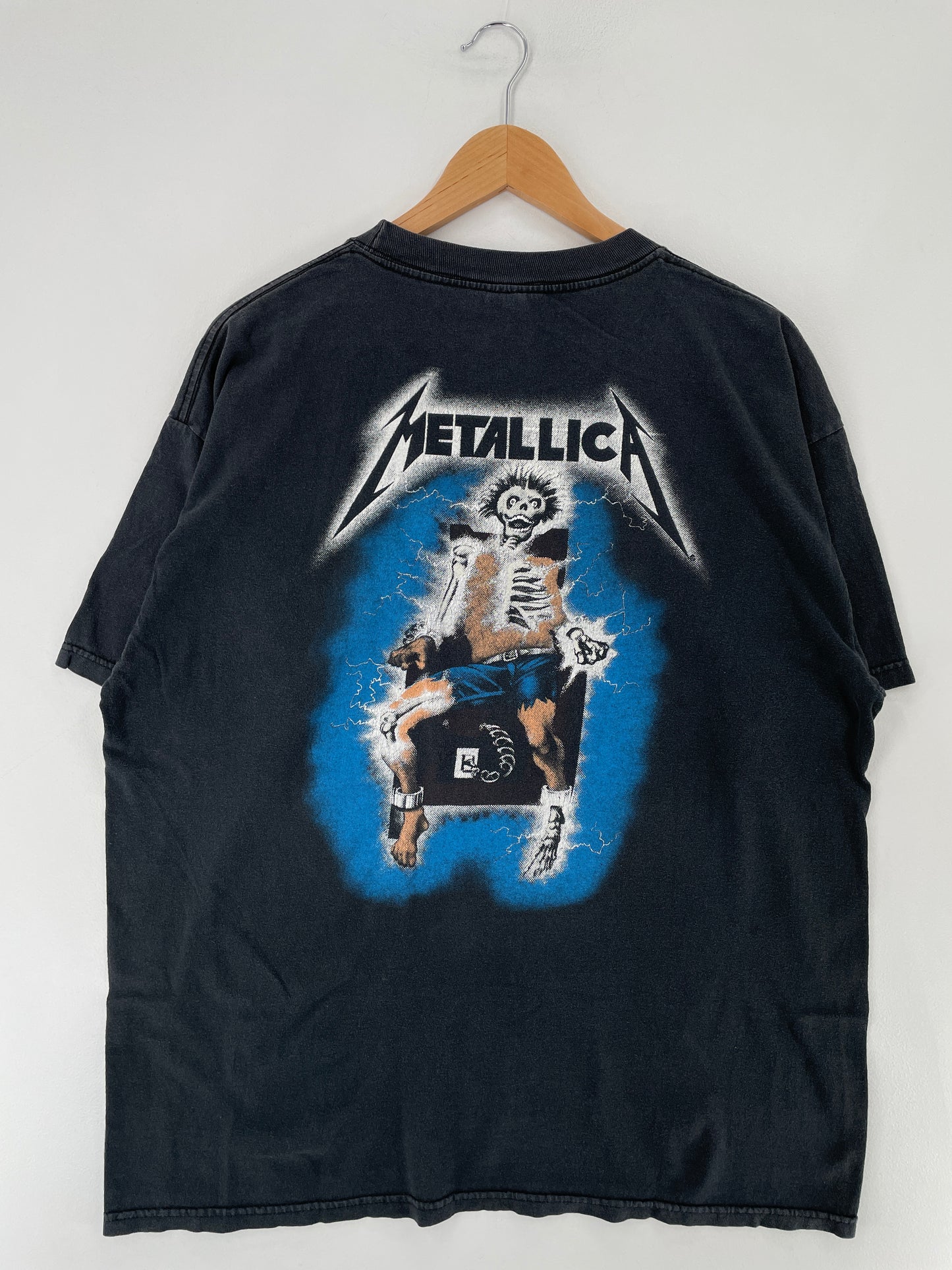 2007 METALLICA Size XL Vintage Music T-shirt / E7038T
