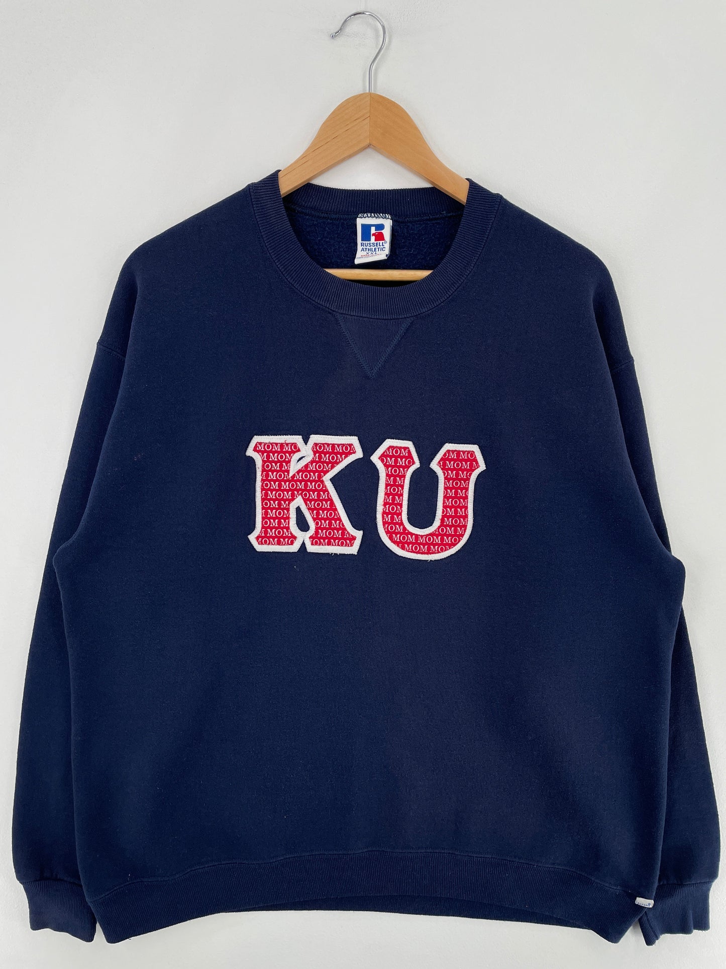 90's RUSSELL x KU Made in USA Size XXL Vintage Sweat-shirt / F5957S