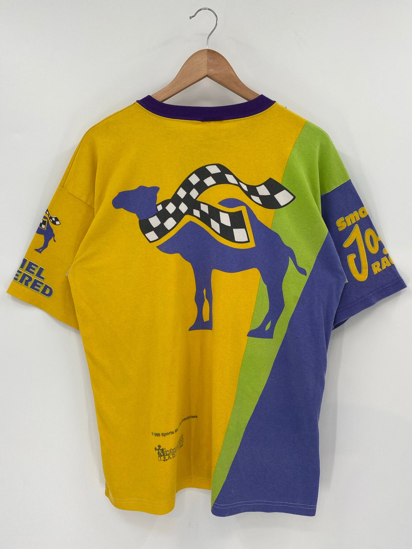 1996 CAMEL X SMOKIN' JOE'S Made in USA Vintage Racing T-Shirt / E6854T