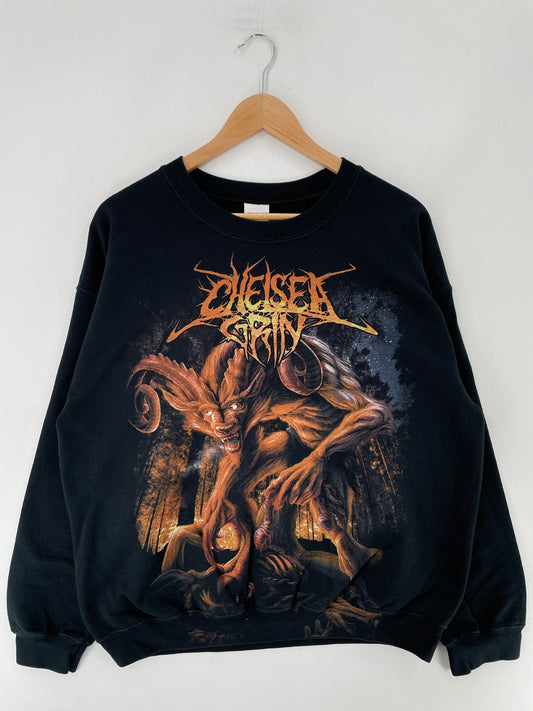 Vintage CHELSEA GRIN Size L Sweat-Shirt / G3839S