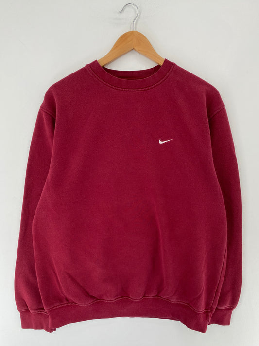 00' NIKE MINI SWOOSH Size M Vintage Sweat-Shirt / E8912S