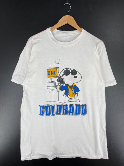 80’s UNC x SNOOPY Size No tag(Approx.XL) Vintage College T-Shirts / F2371T