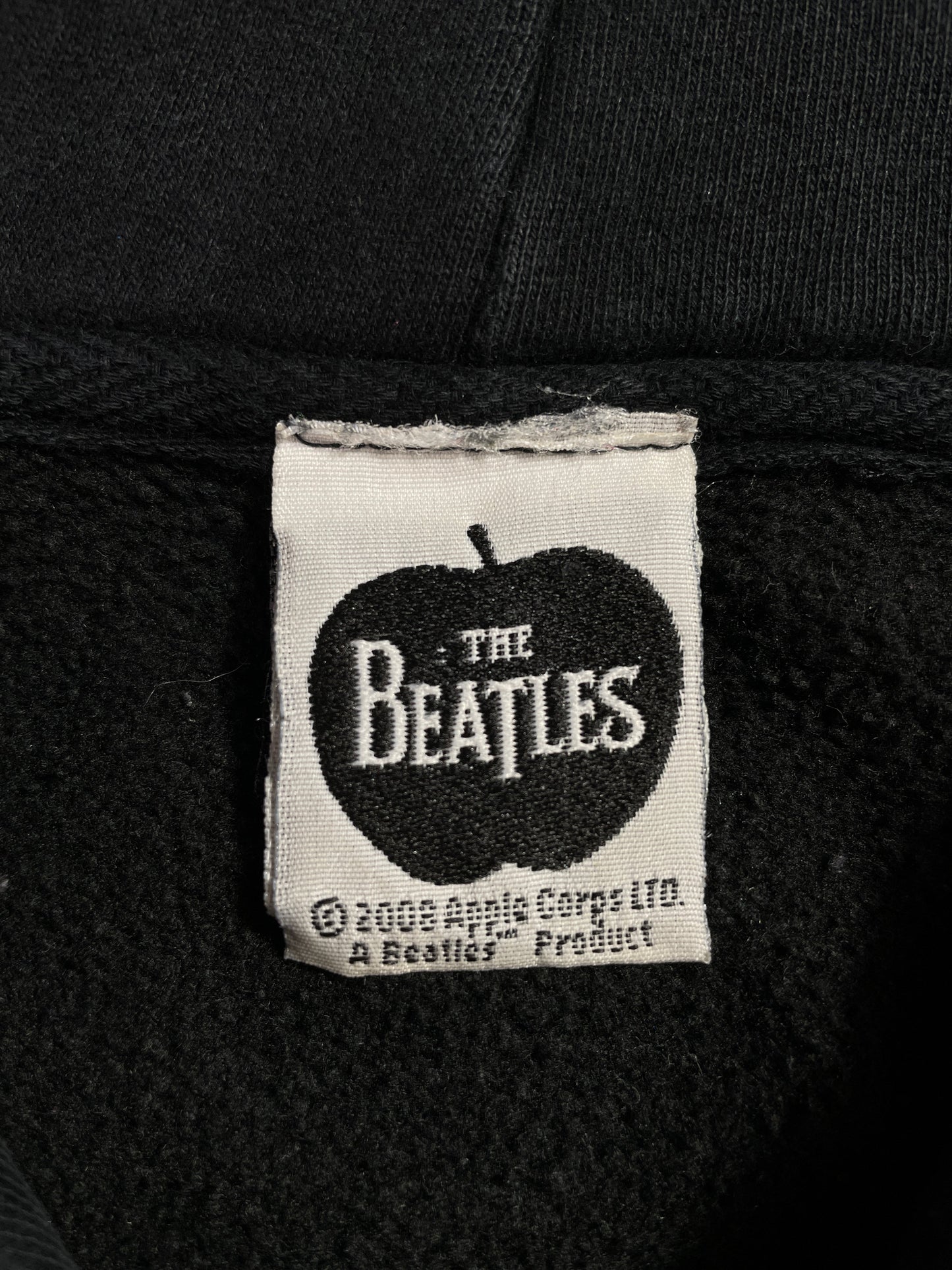 2008 THE BEATLES Size M Vintage Music Hoodie Sweat-Shirt / F5552S
