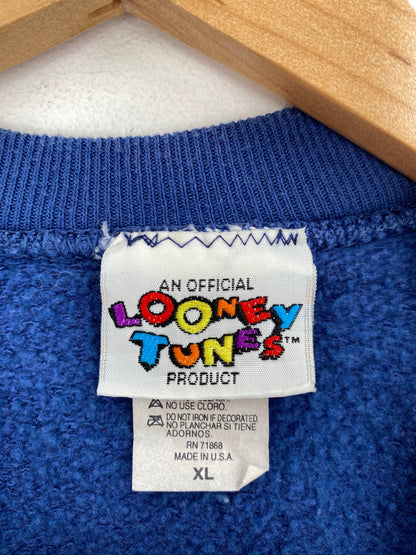 1996 LOONEY TUNES TAZ Made in USA Size XL Vintage Sweat-shirt / F6372S