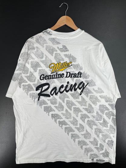 90’s MILLER RACING Size XXL Vintage T-Shirt / G213T