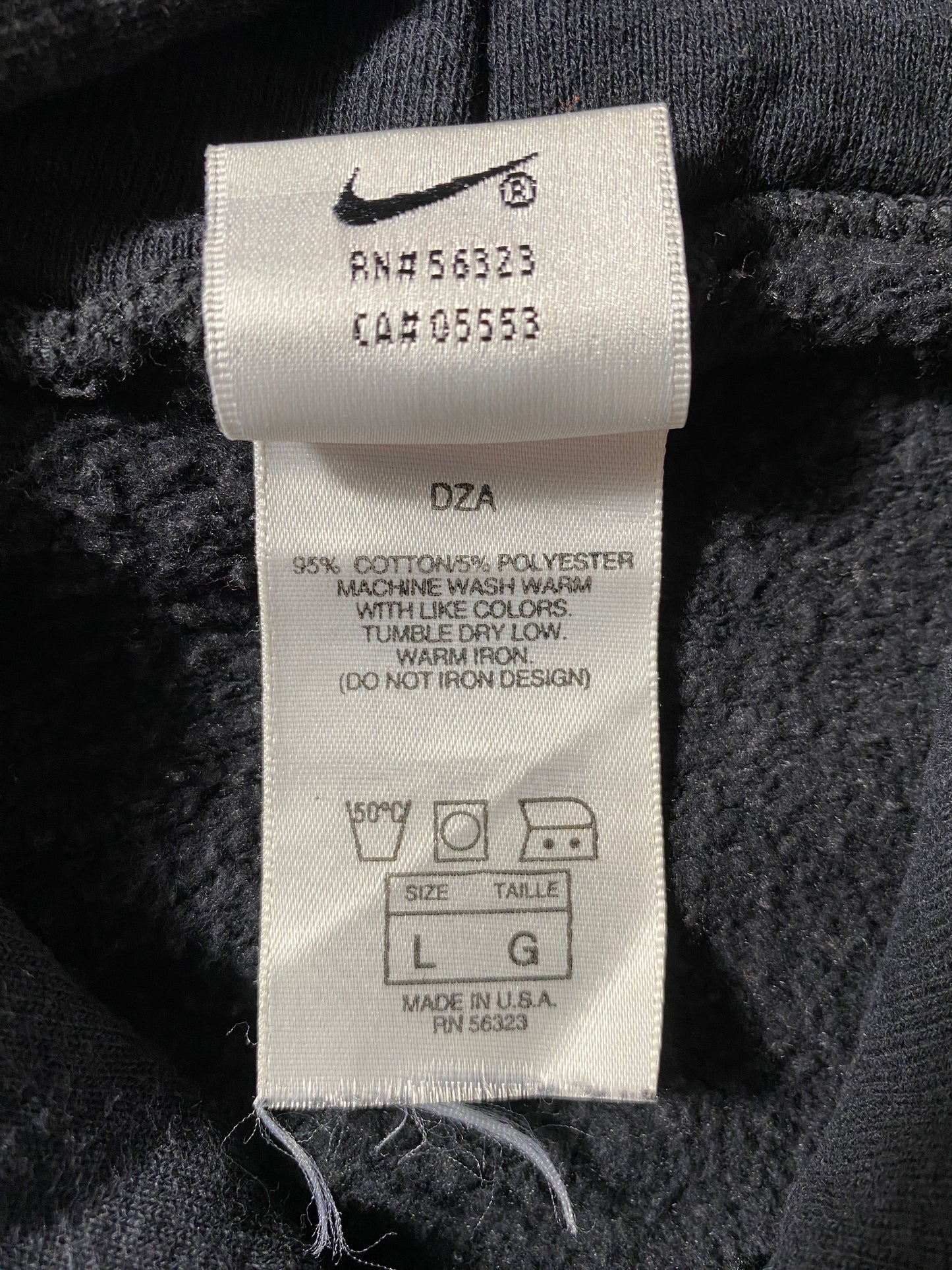 90's NIKE MINI SWOOSH Size L Vintage Hoodie Sweat-shirt / F11S