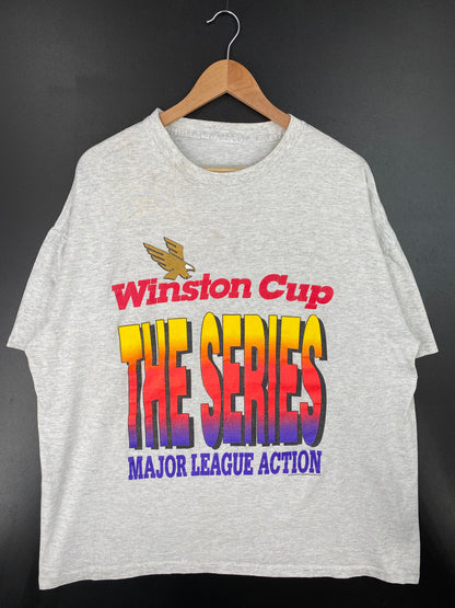 1995 NASCAR WINSTON CUP Size No Tag (Approx.XL) Vintage Racing T-Shirt / E6861T